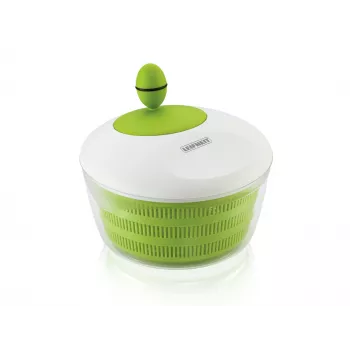 LEIFHEIT Salatschleuder Trend 4,5L centrifuga per insalata a manovella con insalatiera, coperchio verde