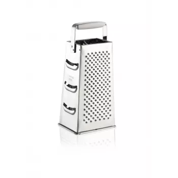 LEIFHEIT Grattugia a quattro lati, lame in acciaio inox, bianco/argento, ComfortLine
