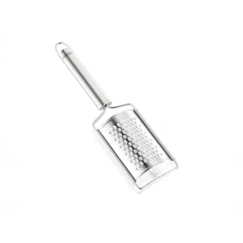 LEIFHEIT Grattugia per noce moscata Sterling – Grattugia manuale rotante con vano di raccolta integrato, superficie grattugiante fine in acciaio inox, argento/nero