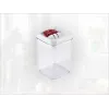 LEIFHEIT Fresh&Easy contenitore per alimenti 800 ml, ermetico, impilabile, senza BPA, trasparente con coperchio bianco/verde