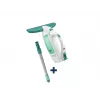 LEIFHEIT Lavavetri Dry&Clean con asta Click System 43 cm, lavavetri elettrico, bianco/turchese