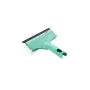 LEIFHEIT Detergente per finestre e telai 3in1 Mini micro duo - Testa in microfibra 20 cm con tergivetro integrato, compatibile con Click System