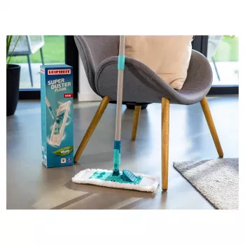 LEIFHEIT Superduster Floor M 33 cm testa piumino antipolvere elettrostatico per pavimenti