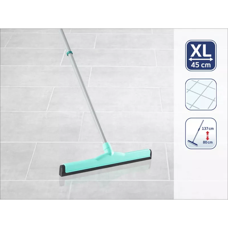 LEIFHEIT Classic Aqua Collect tergipavimenti con asta telescopica, 45 cm, verde/bianco