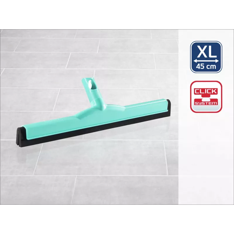 LEIFHEIT Click System lavapavimenti a strappo 45 cm per raccolta acqua, doppia lama in gomma, blu/bianco