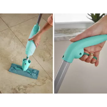 LEIFHEIT spazzola per pavimenti con funzione spruzzo acqua Pico Spray S 26 cm