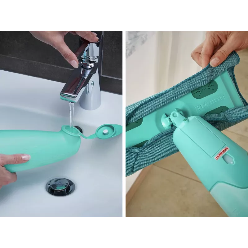 LEIFHEIT spazzola per pavimenti con funzione spruzzo acqua Pico Spray S 26 cm