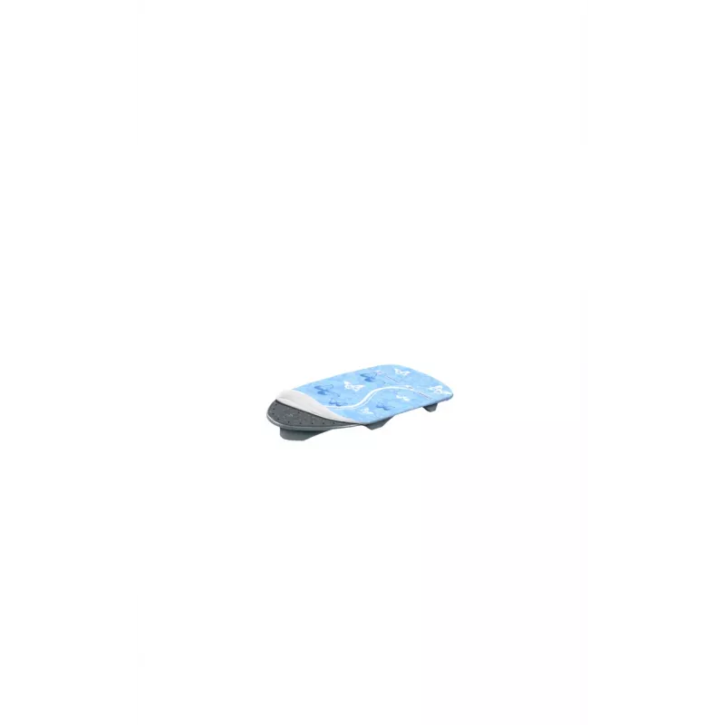 LEIFHEIT Air Board Table Compact asse da stiro 70x30 cm, Thermo-Reflect, ultra leggero EPP, pieghevole, bianco/blu