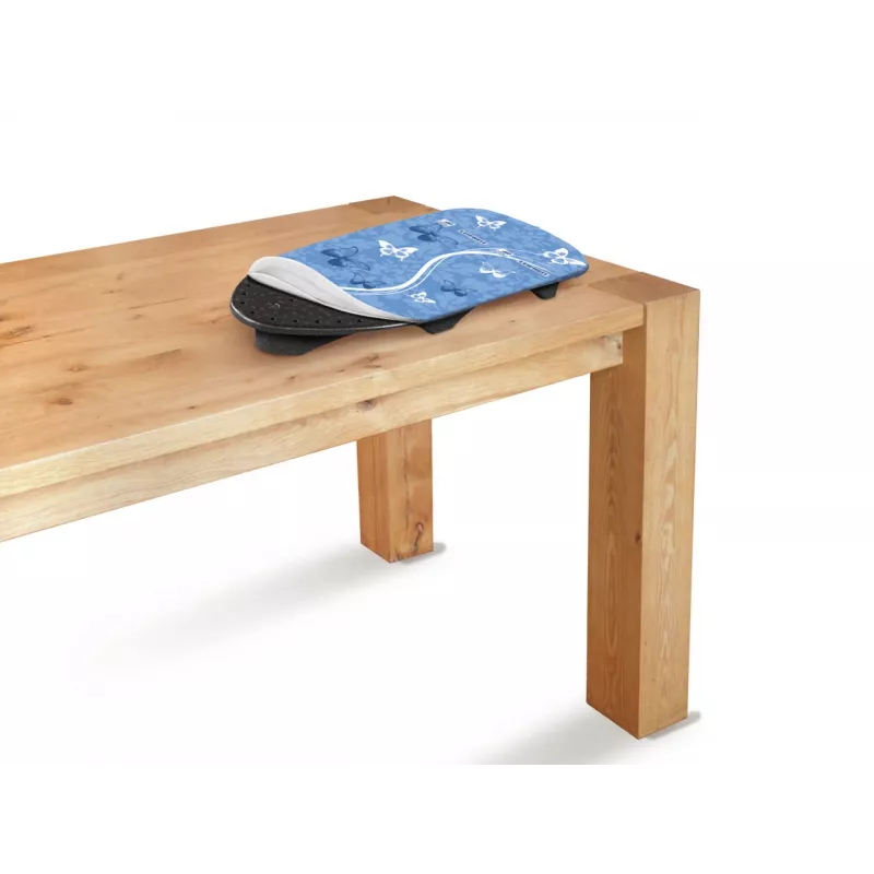 LEIFHEIT Air Board Table Compact asse da stiro 70x30 cm, Thermo-Reflect, ultra leggero EPP, pieghevole, bianco/blu