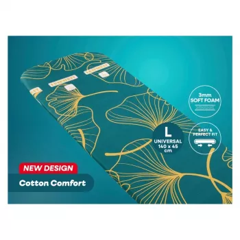 LEIFHEIT copertura asse da stiro Cotton Comfort L/Universal 140x45 cm