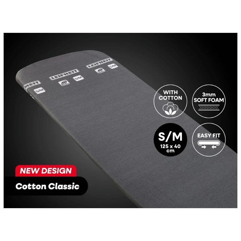 LEIFHEIT copertura asse da stiro Cotton Comfort S/M 125x40 cm