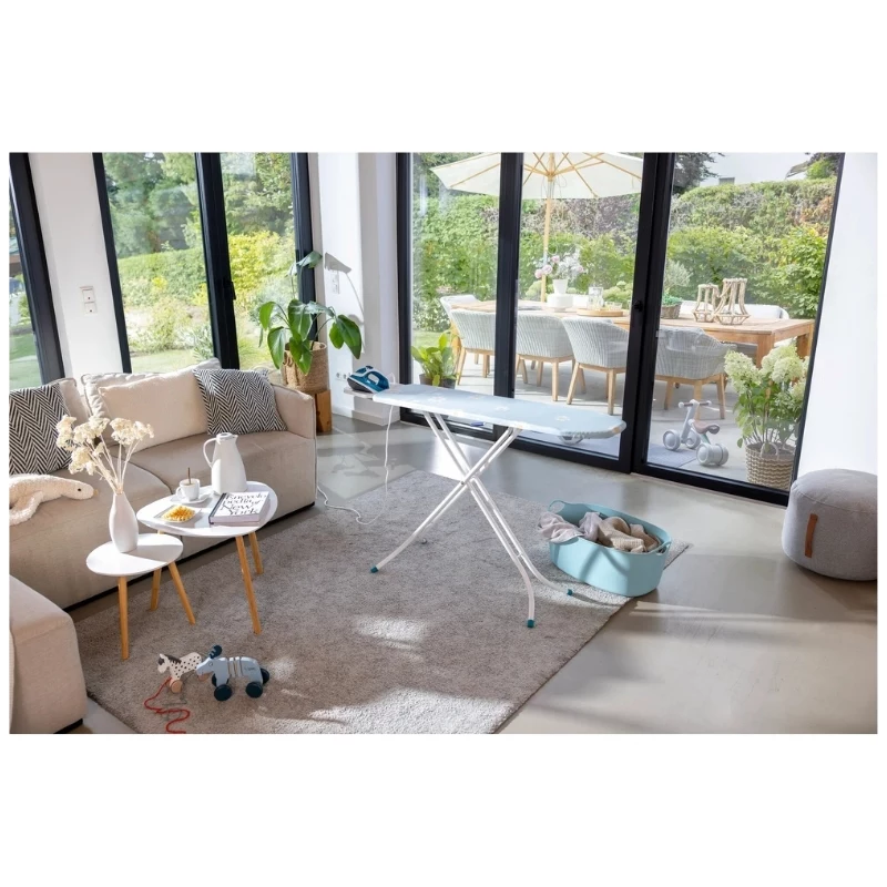 LEIFHEIT asse da stiro Classic S Basic 110x30 cm con appoggio ferro fisso e 7 regolazioni in altezza