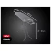 Leifheit Classic M asse da stiro nero 120x38 cm con appoggio ferro fisso e copertura in cotone