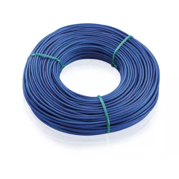LEIFHEIT corda di ricambio per stendibiancheria 62 m – poliestere rivestito in PVC, bianco