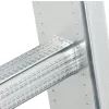Hailo ProfiStep duo 7218-007 scala a castello in alluminio, 2x25 gradini, altezza di lavoro max. 9,5 m, argento