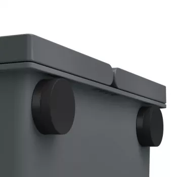 HAILO FlexBox S contenitore rifiuti da parete 7L grigio scuro