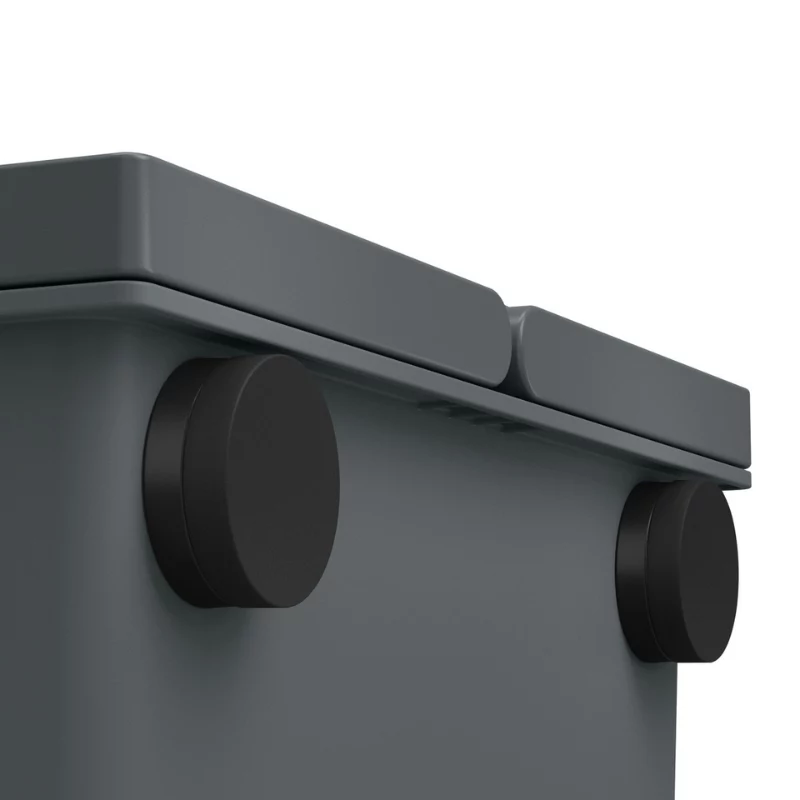 HAILO FlexBox S contenitore rifiuti da parete 7L grigio scuro