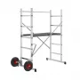 HAILO Gerüst HobbyStep H3 acciaio 2x5 gradini piattaforma di lavoro pieghevole