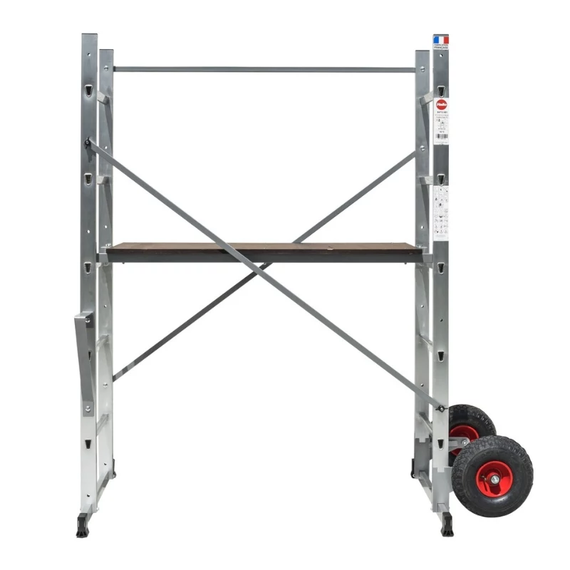 HAILO Gerüst HobbyStep H3 acciaio 2x5 gradini piattaforma di lavoro pieghevole