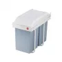 HAILO Multi-Box Duo L sistema rifiuti sottotop, 2x14L, bianco