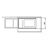 HAILO Multi-Box Duo L sistema rifiuti sottotop, 2x14L, bianco