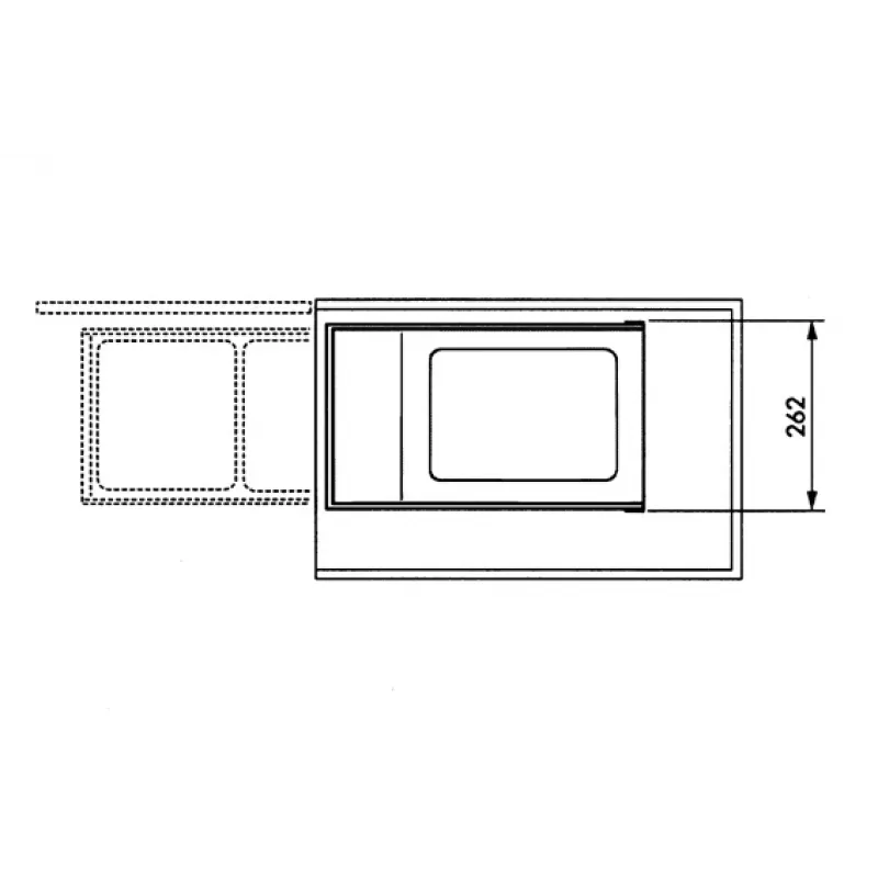 HAILO Multi-Box Duo L sistema rifiuti sottotop, 2x14L, bianco
