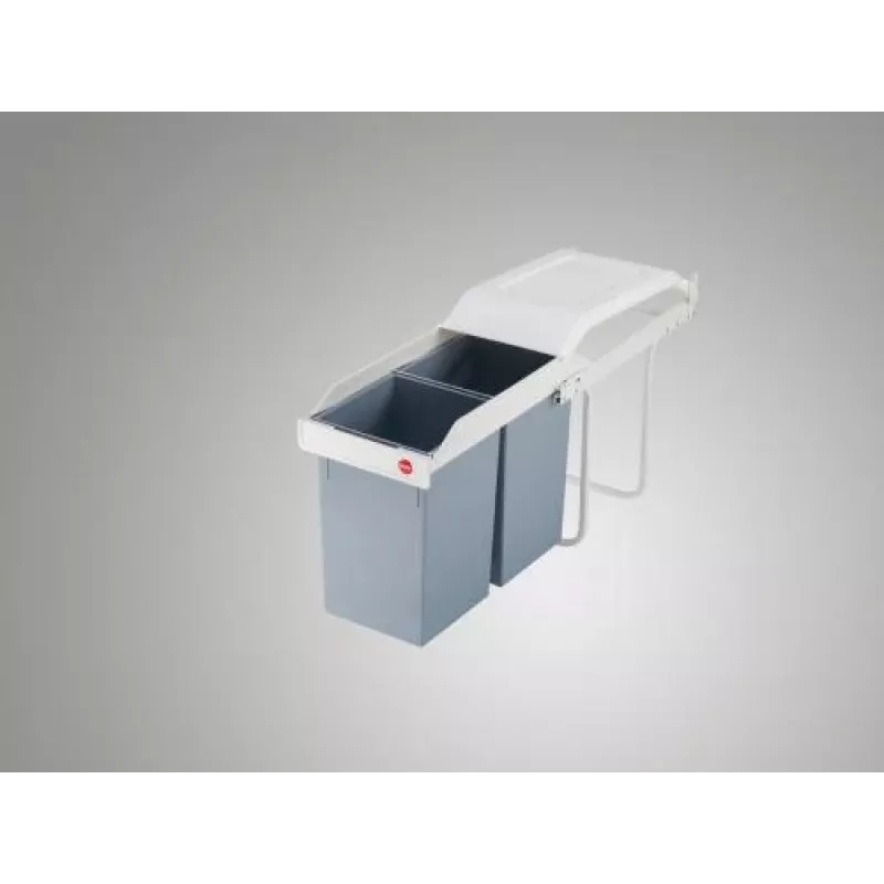 HAILO Multi-Box Duo L sistema rifiuti sottotop, 2x14L, bianco