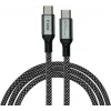 GoodConnections cavo a spirale USB 2.0 magnetico 60W USB-C a USB-C, nero/bianco, 1 m 2060-MT010SW