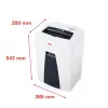 HSM SECURIO C18 distruggidocumenti a taglio a strisce 3,9 mm P-2 bianco/antracite