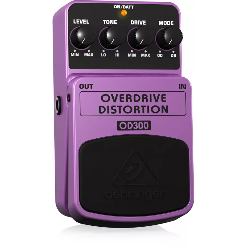 Behringer OD300 pedale effetto overdrive/distortion viola, nero