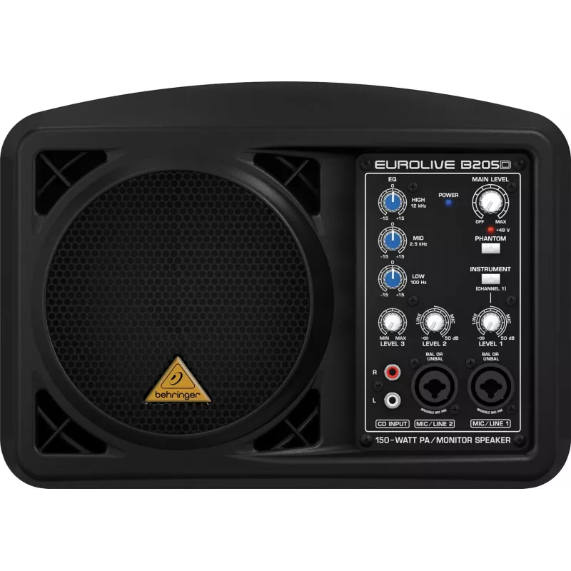 Behringer B205D diffusore monitor personale attivo 150W 5,25