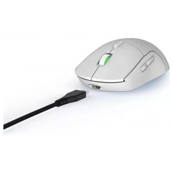 Hama uRage Reaper 250 mouse da gaming, con filo, ottico, 6200 DPI, 6 tasti, RGB, bianco