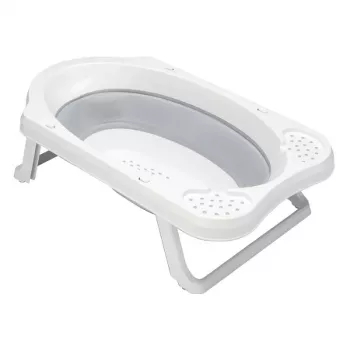 KEEEPER vaschetta da bagno per neonati pieghevole Maja Pure 48x82x23,5 cm grigio