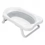 KEEEPER vaschetta da bagno per neonati pieghevole Maja Pure 48x82x23,5 cm grigio