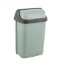 KEEEPER Rasmus 10L cestino con coperchio girevole, verde