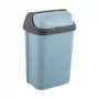 KEEEPER Rasmus 10L cestino con coperchio girevole, blu