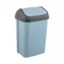 KEEEPER cestino con coperchio girevole 25L Swantje 33,5x25,5x53,5cm blu