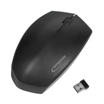 TYPHOON TI021 mouse ottico wireless dual-mode, Bluetooth 4.2 & 2.4 GHz, nero