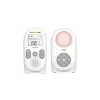 Chillax CB260 DECT audio babyphone digitale con funzione vivavoce, sensore di temperatura, luce notturna, ninne nanne e allarme vibrazione – bianco