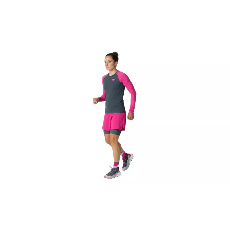 Salewa Dynafit Ultra 2/1 pantaloncini running donna Pink Glo XS