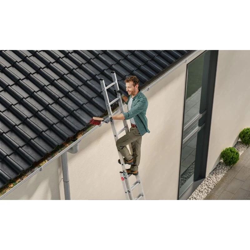 HAILO S80 ProfiStep duo scala combinata, alluminio, 2x15 pioli, portata max. 150 kg