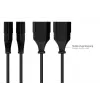 Kabelmeister cavo di prolunga Euro Type-C a presa Euro, nero, 0,75mm², 2m