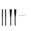 Kabelmeister cavo di alimentazione Euro Type-C a IEC C7, 0,75 m, nero