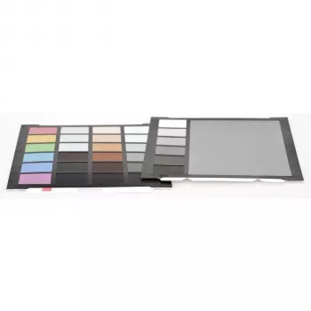 Datacolor SpyderCheckr schede di ricambio (confezione da 2) – target a 24 patch colori e scala di grigi per una calibrazione precisa della fotocamera