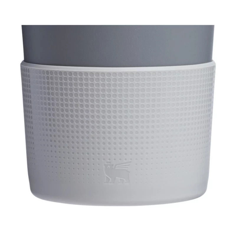 STANLEY set di 2 custodie protettive e tappi per cannucce per thermos 0,89L/0,59L The Quencher Boot + Straw Topper grigio chiaro