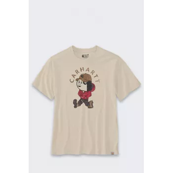 Carhartt Light Jac Grafik maglietta Oat Milk vestibilità relaxed cotone maniche corte girocollo