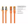 Kabelmeister cavo patch RJ45 Cat.7 S/FTP 10m arancione senza alogeni TPE
