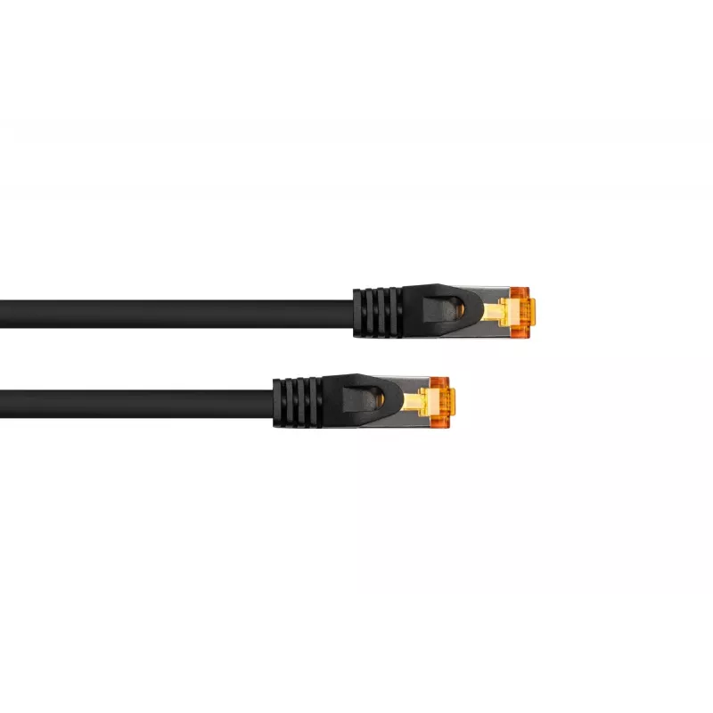 Kabelmeister cavo patch Cat.7 S/FTP RJ45, TPE senza alogeni, nero, 15m