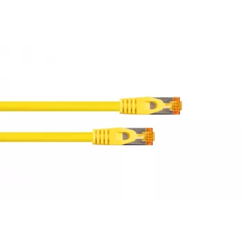 KABELMEISTER Cavo patch Cat.7 S/FTP, RJ45, TPE senza alogeni, giallo, 0,5m