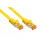 Kabelmeister Cavo patch Cat.7 S/FTP, 3m, giallo, guaina TPE, senza alogeni, 10 Gbps